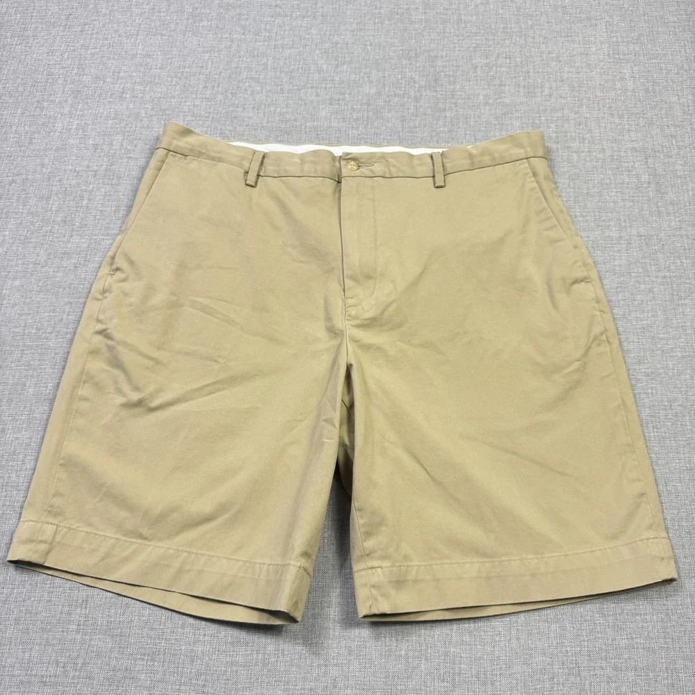 Polo Ralph Lauren Chino Shorts Mens 36 Beige Cotton Canvas 10